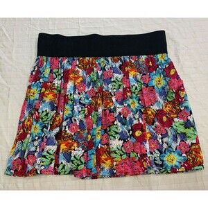 SIDECCA WOMENS PULL ON RAYON SKIRT SIZE M